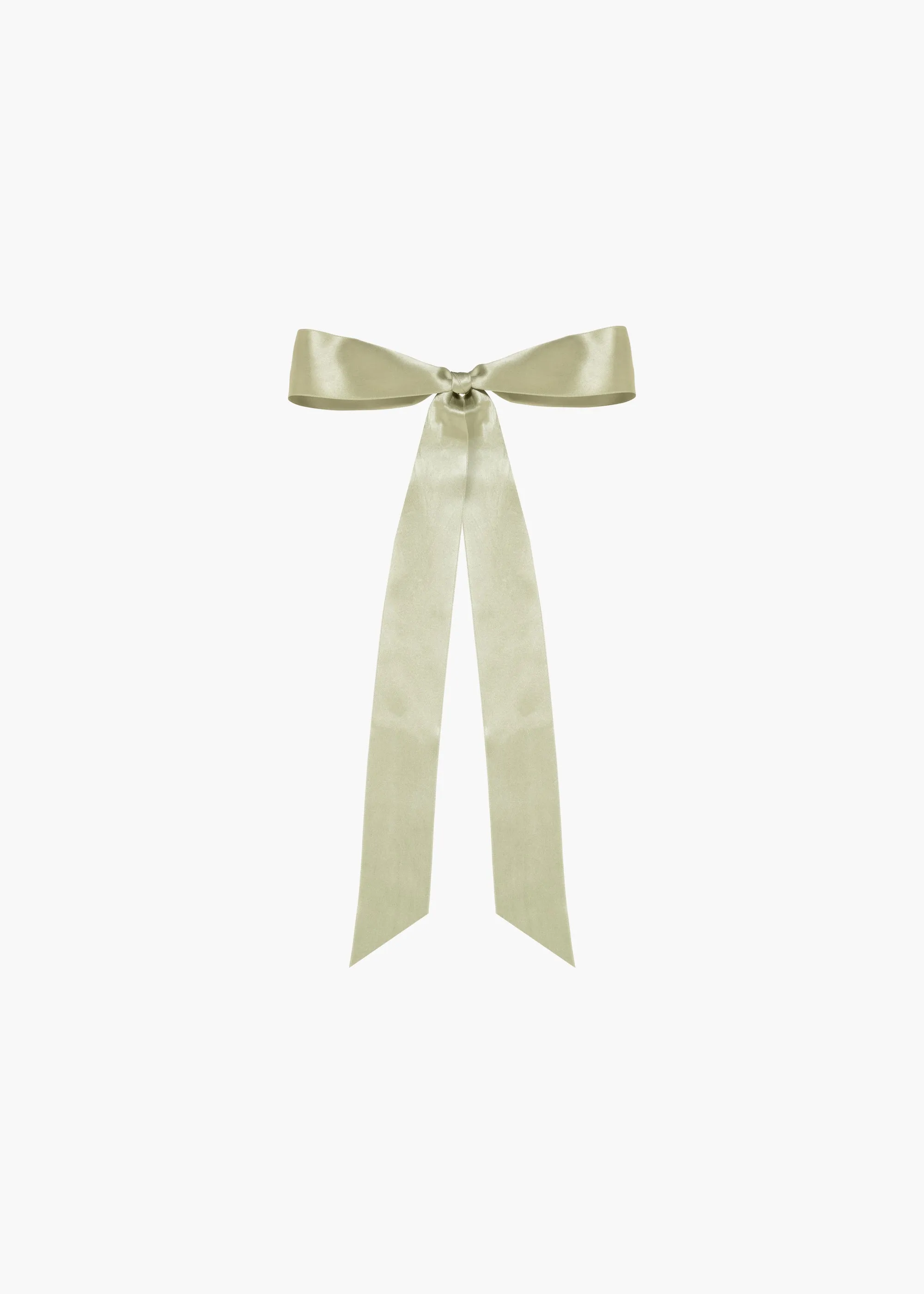 Darla Bow Barrette -- Pistachio