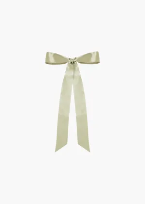 Darla Bow Barrette -- Pistachio