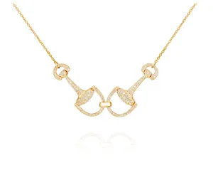 Double Bit Diamond Necklace