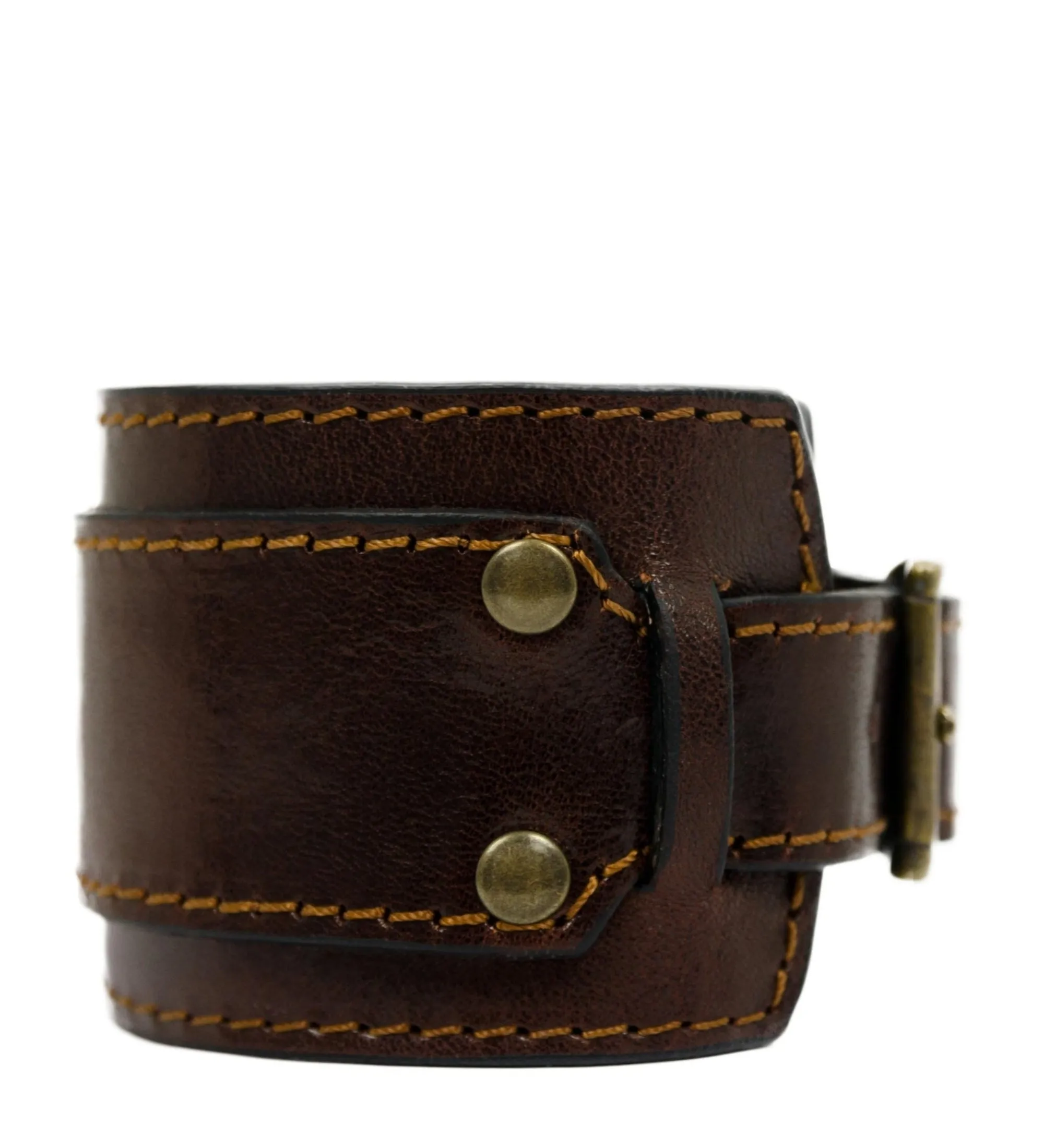 Double Strap Leather Bracelet for Men - The Moviegoer