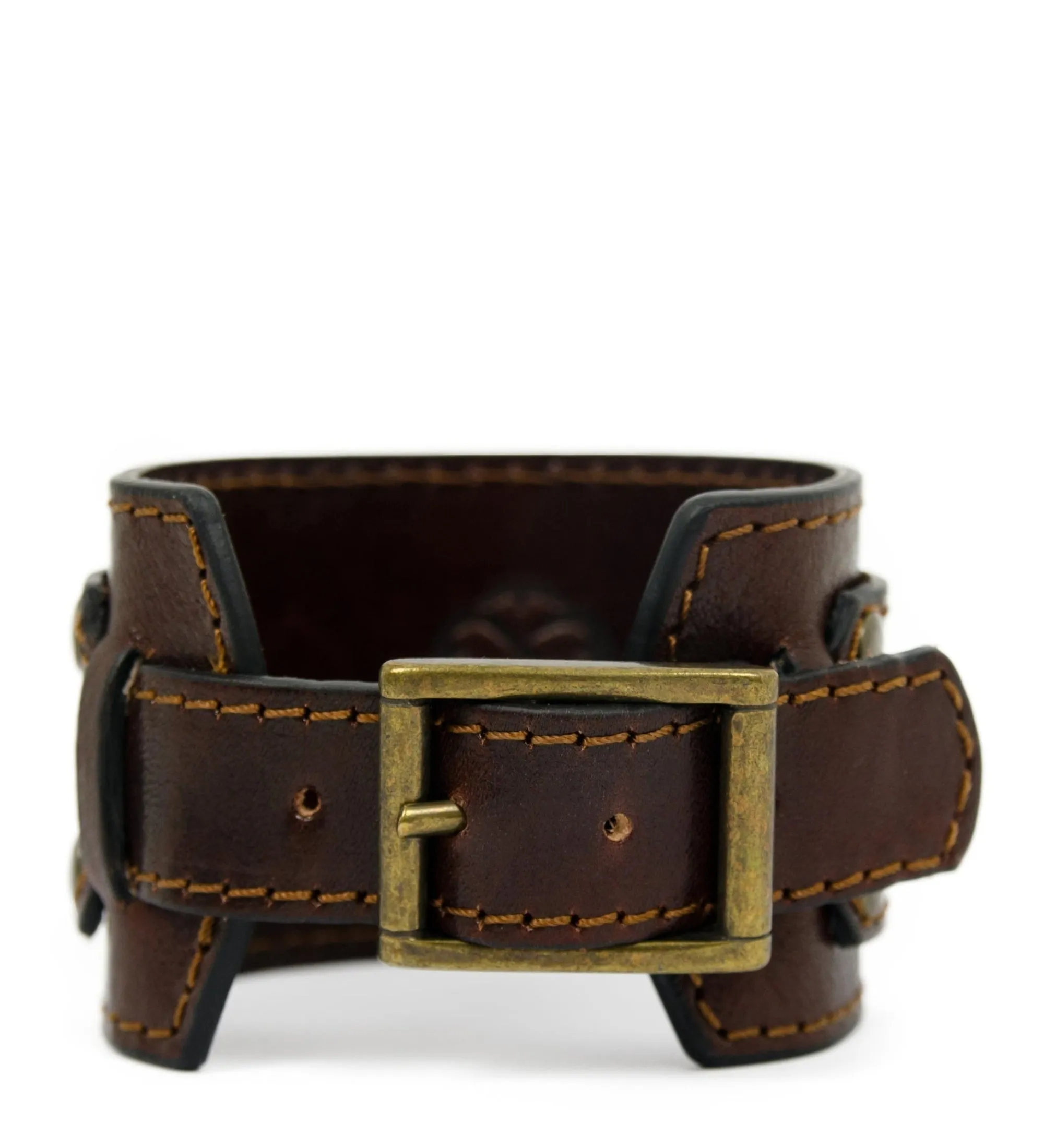 Double Strap Leather Bracelet for Men - The Moviegoer