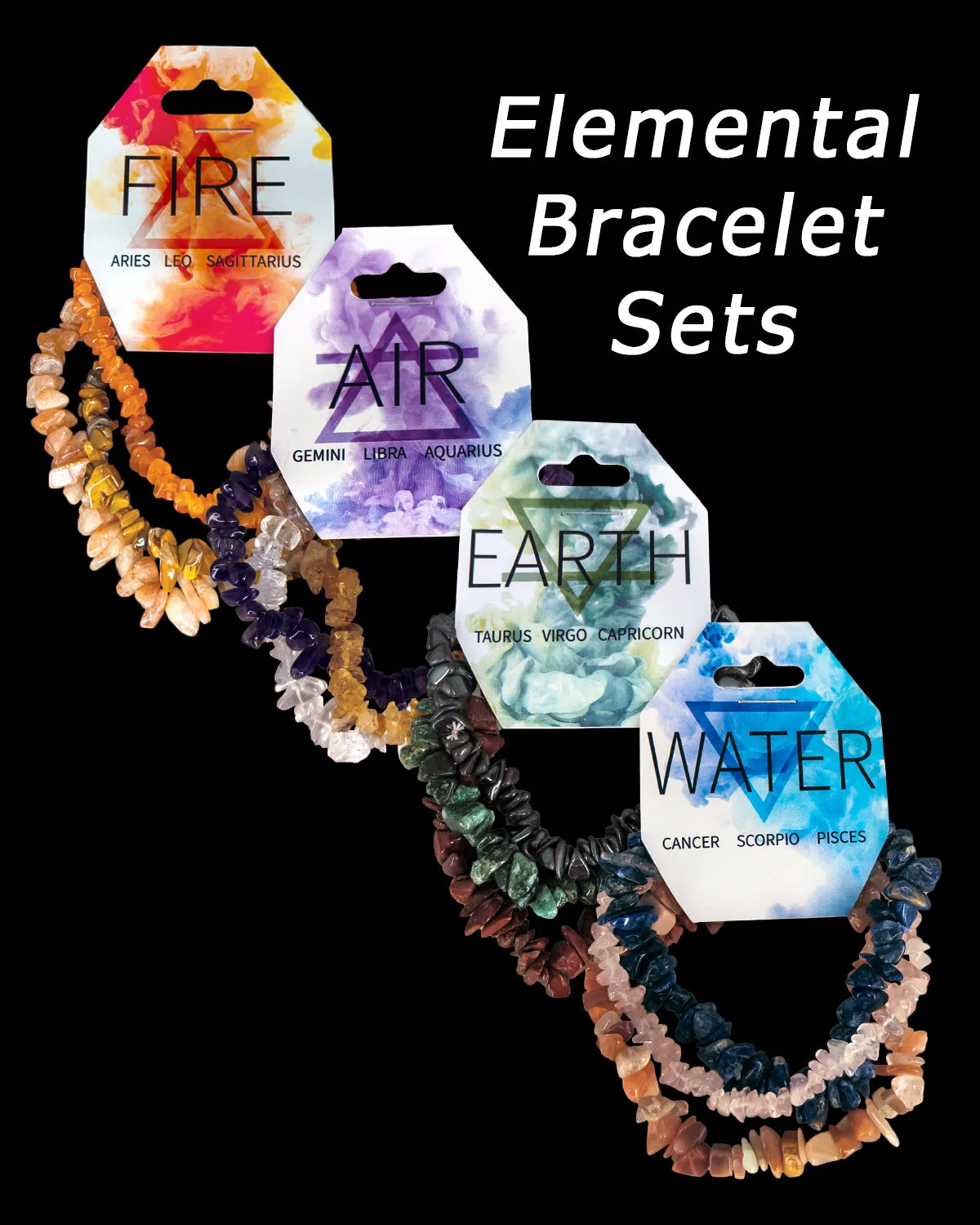 Element Bracelets - Mix Pack of 8