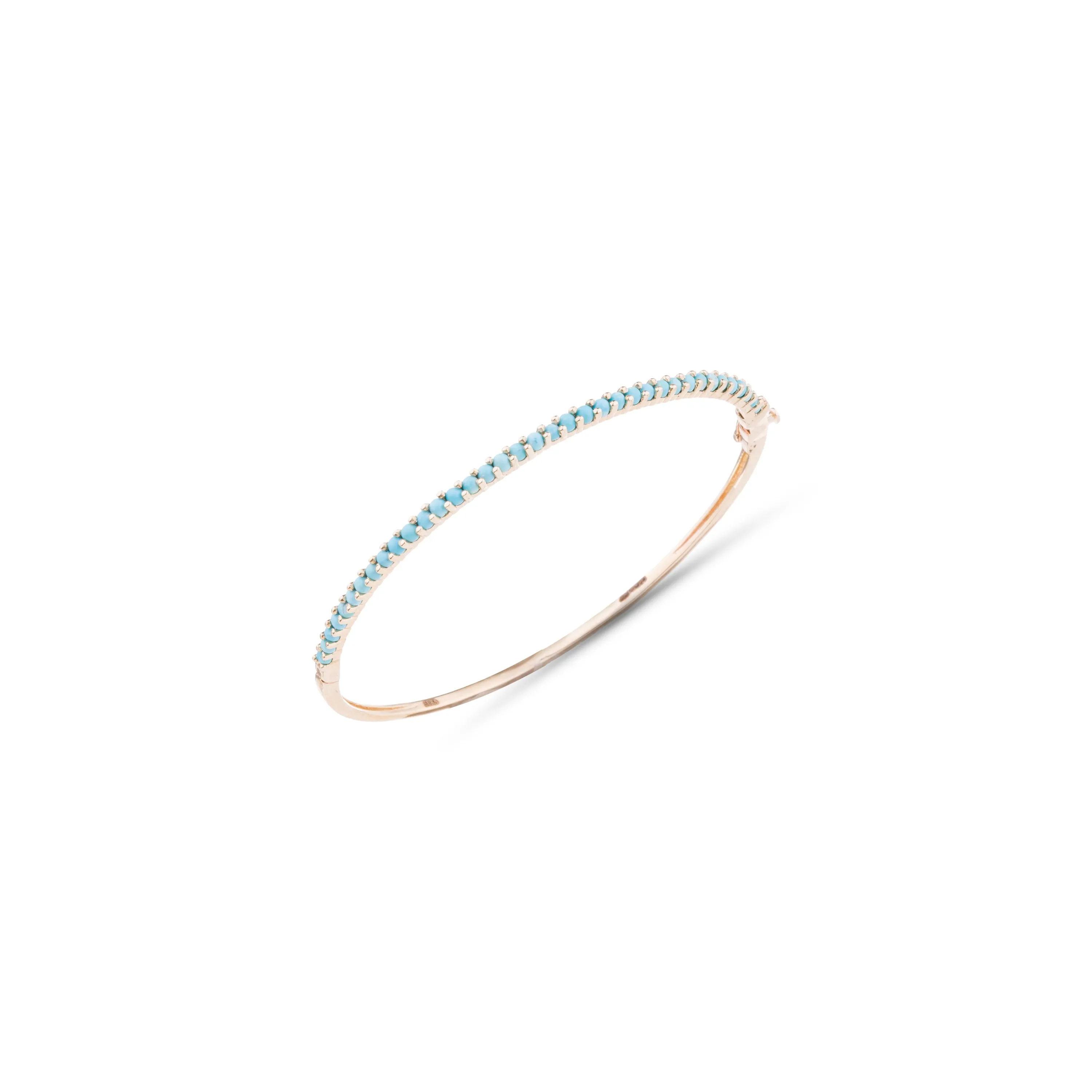 Elizabeth Turquoise Bracelet, 14k Yellow Gold