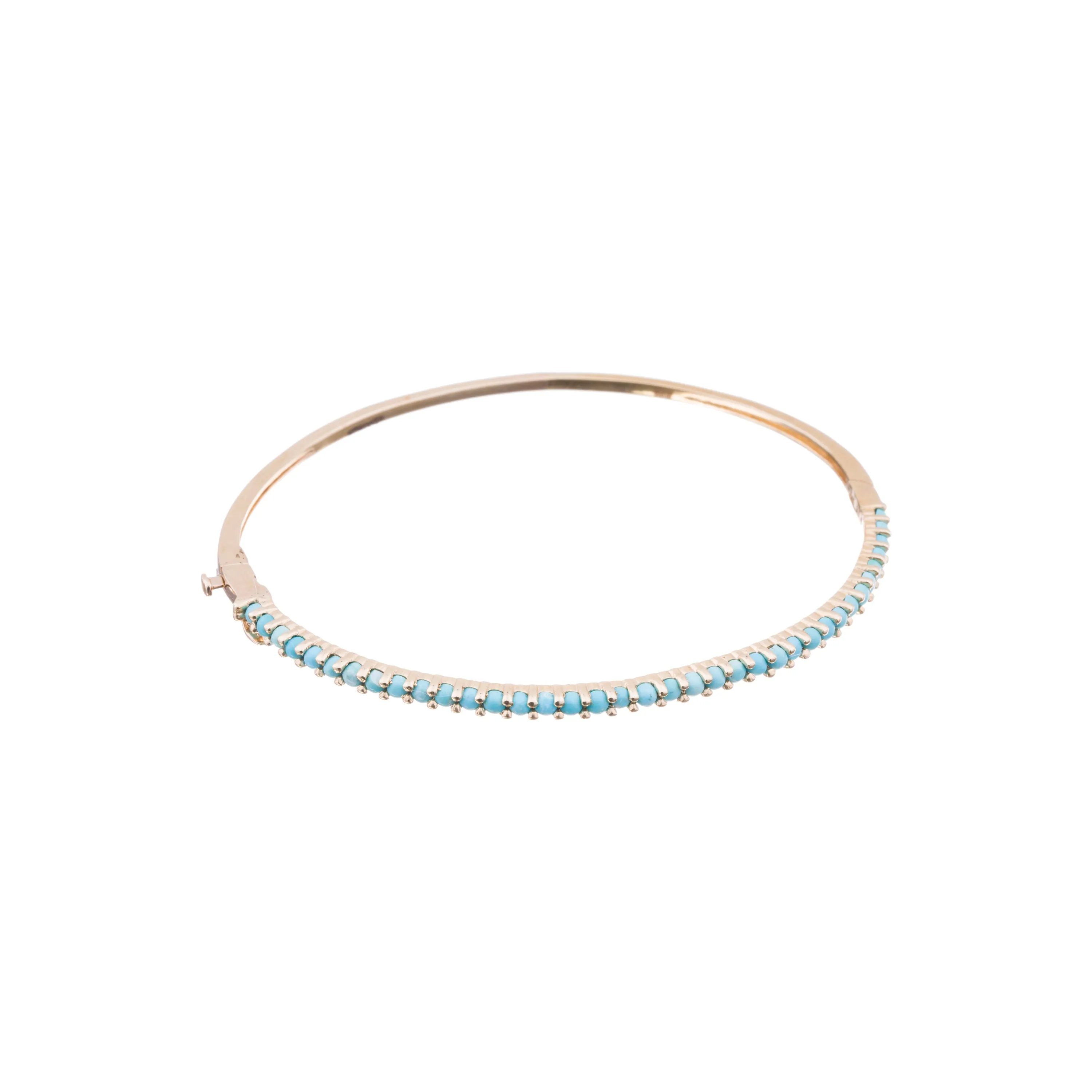 Elizabeth Turquoise Bracelet, 14k Yellow Gold