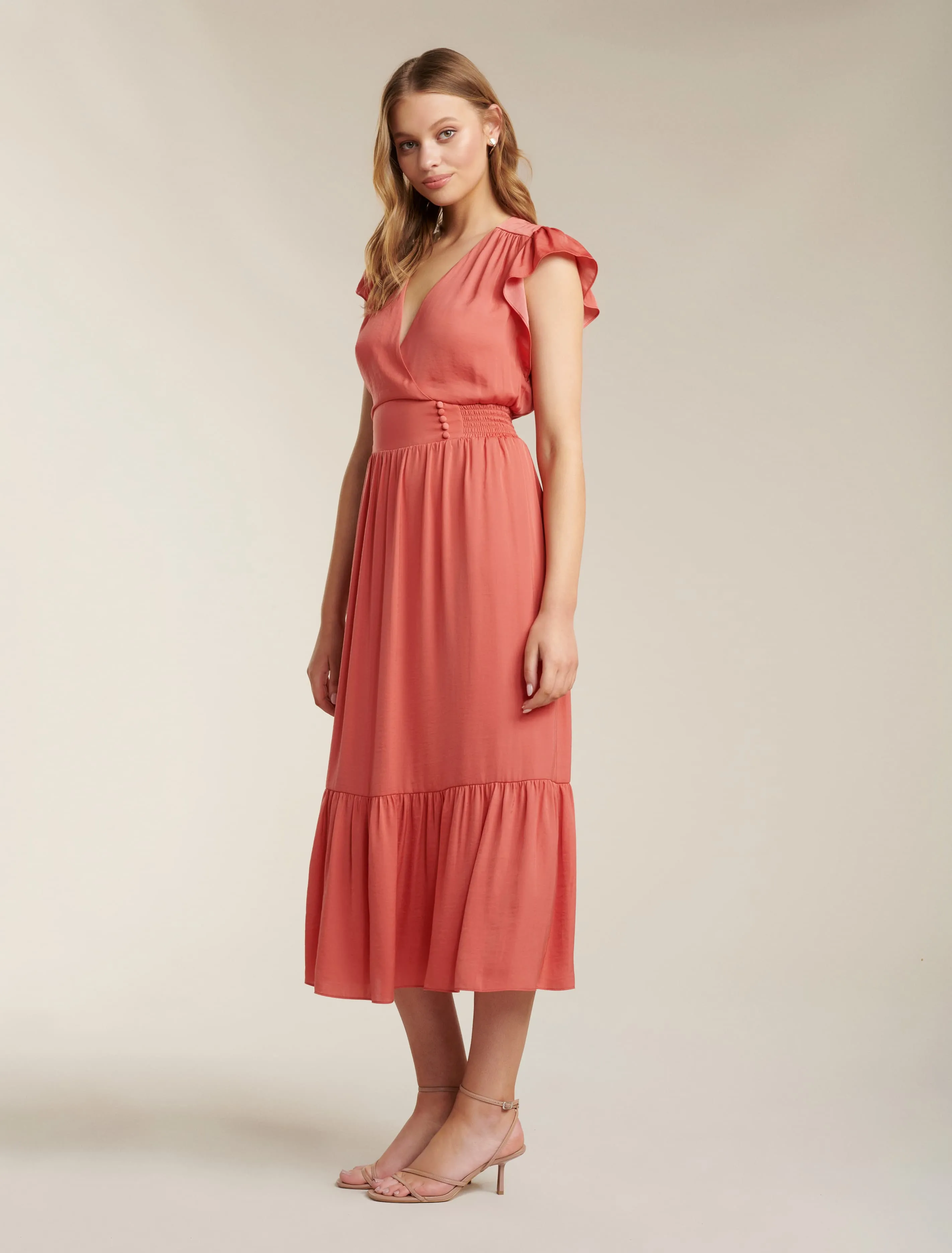 Estelle Tiered Midi Dress