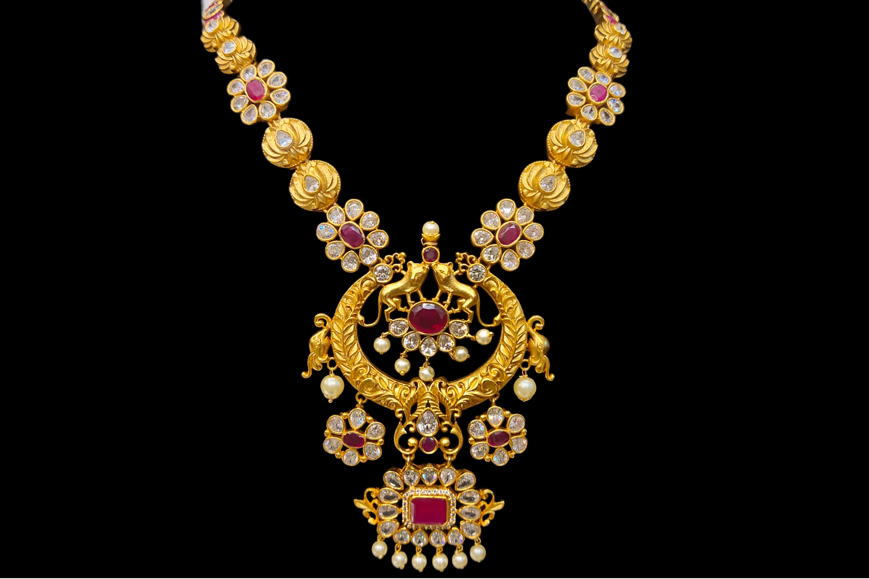 Exclusive Antique Bloom Necklace Set By Asp Fashion Jewellery