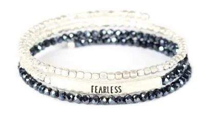 Fearless Coil Beaded Bracelet