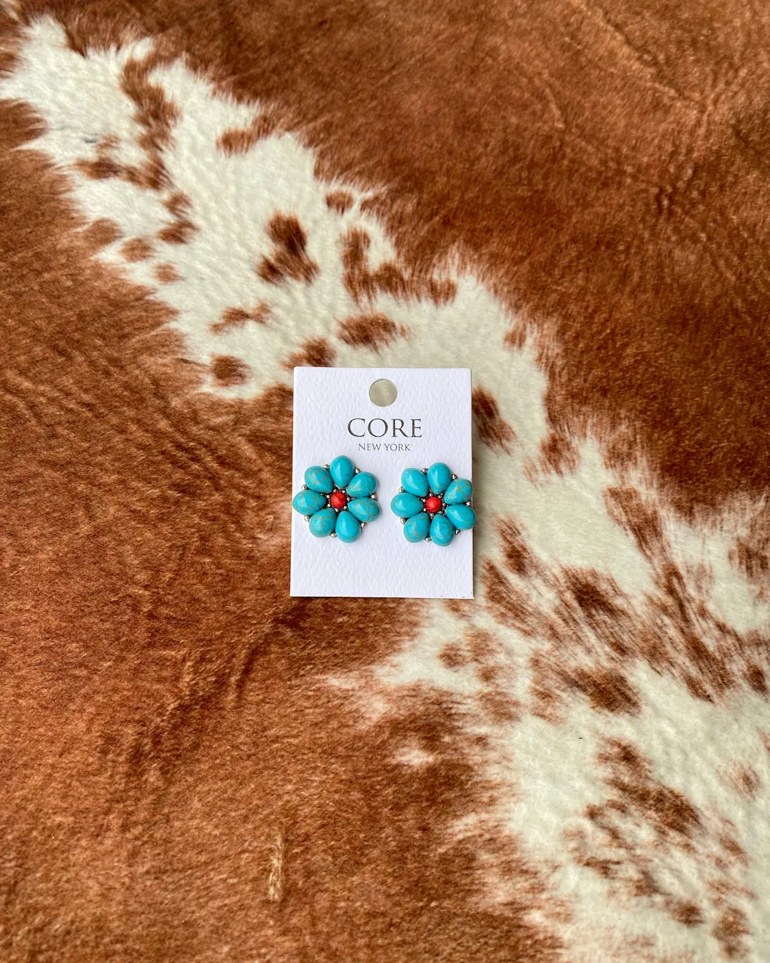 Flower Stone Earrings