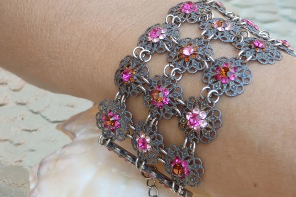 Fuchsia Rebeka Bracelet