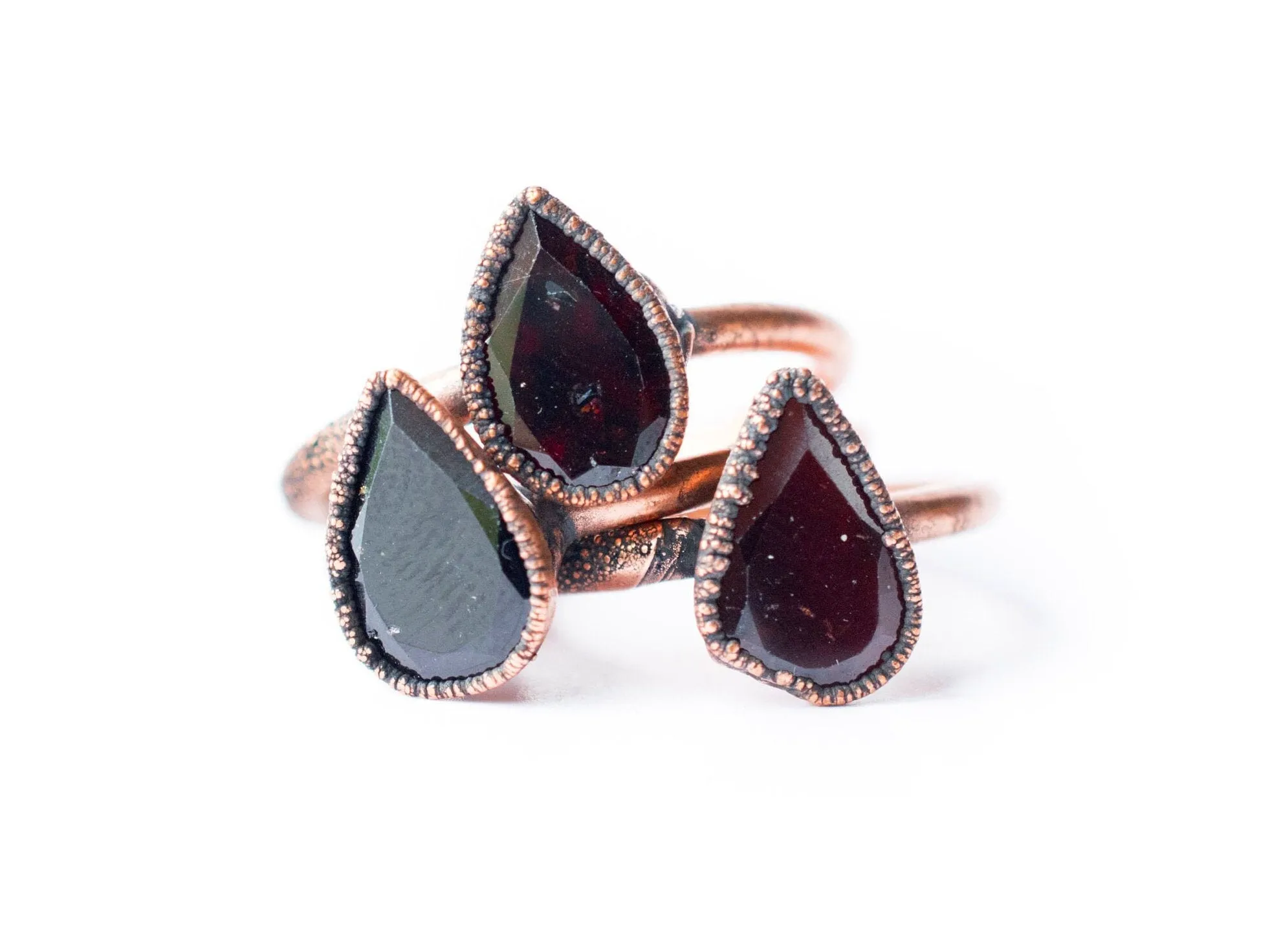 Garnet ring | Deep Red Garnet ring