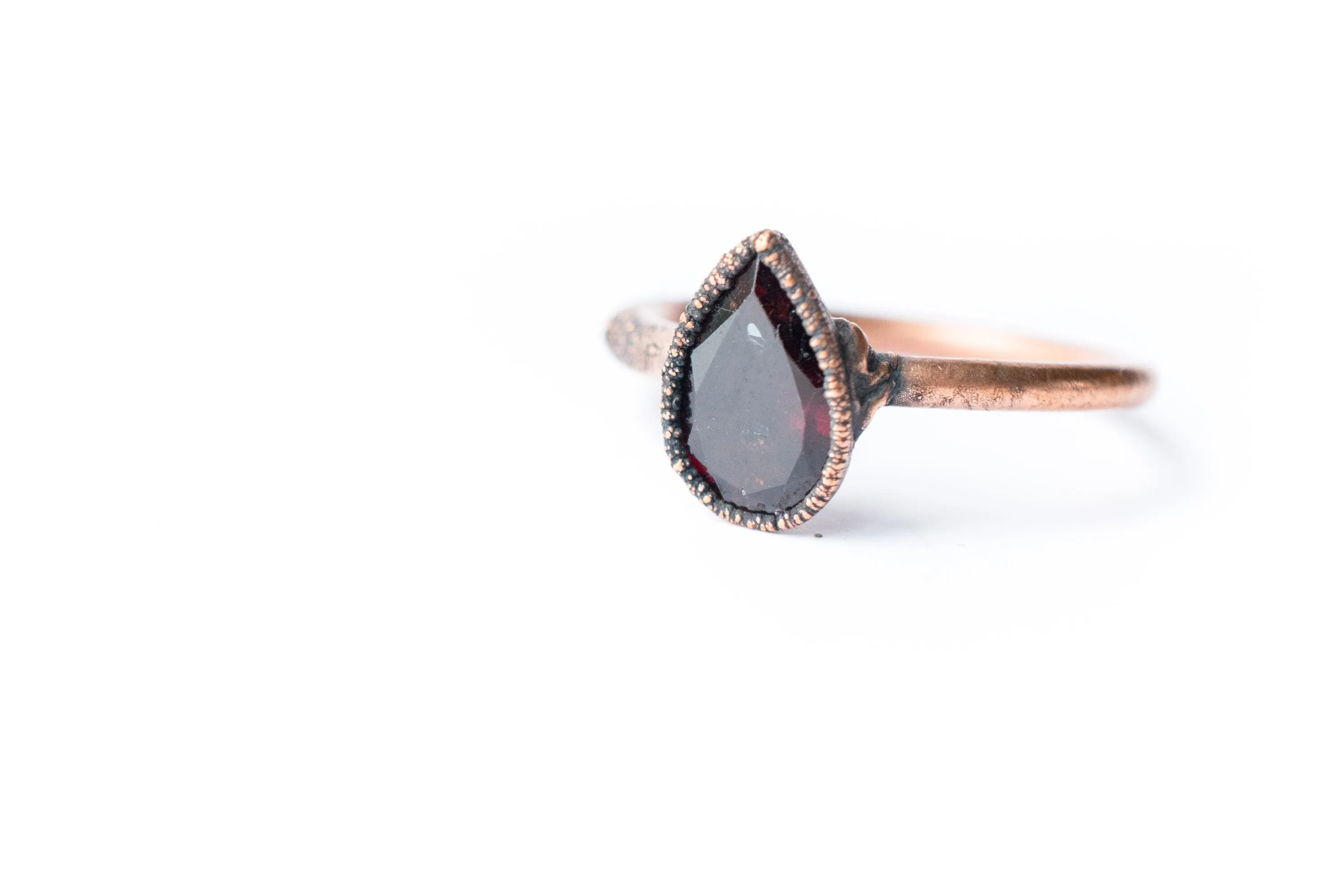 Garnet ring | Deep Red Garnet ring