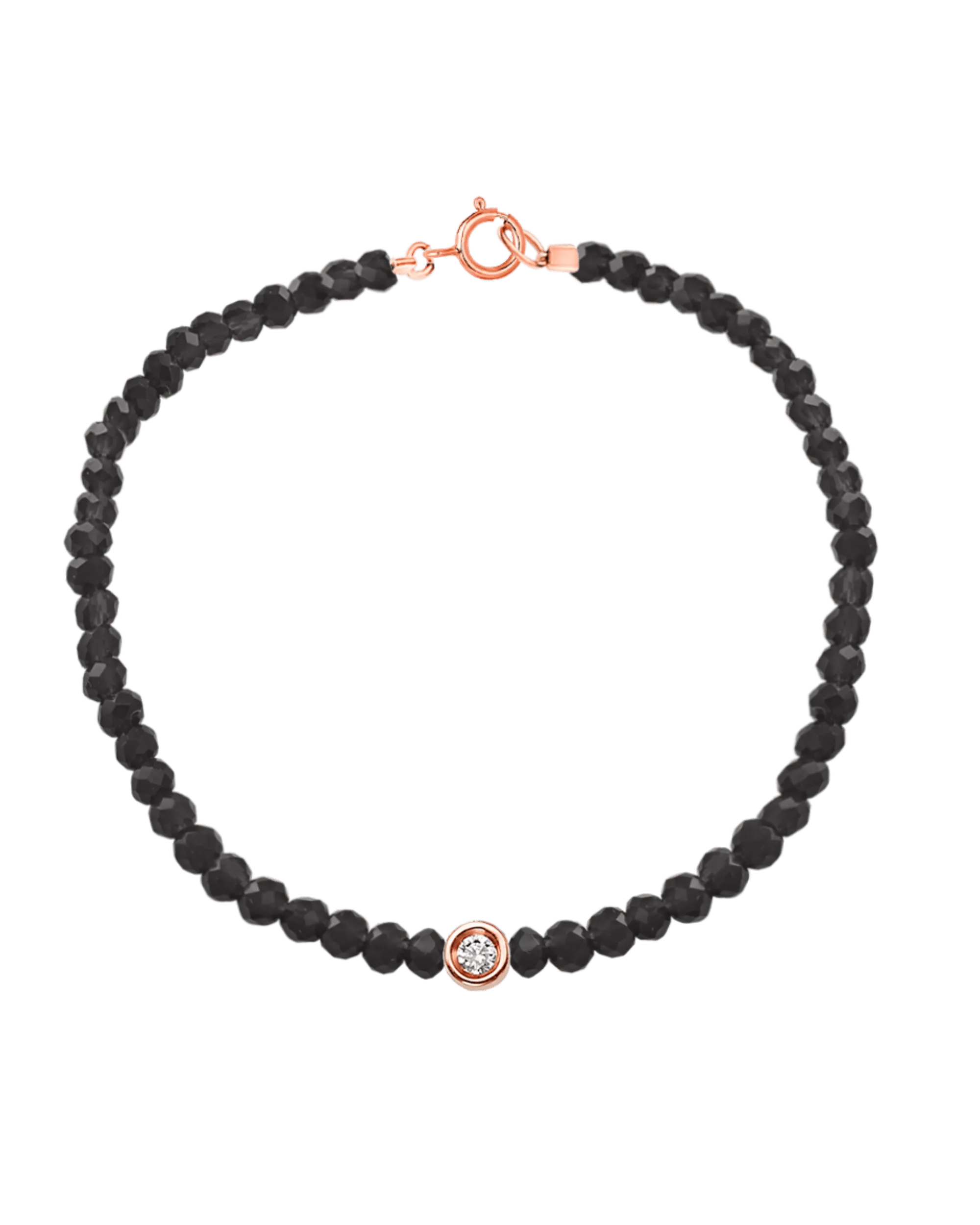 Gemstone & Diamond Bracelet - 14K Rose Gold