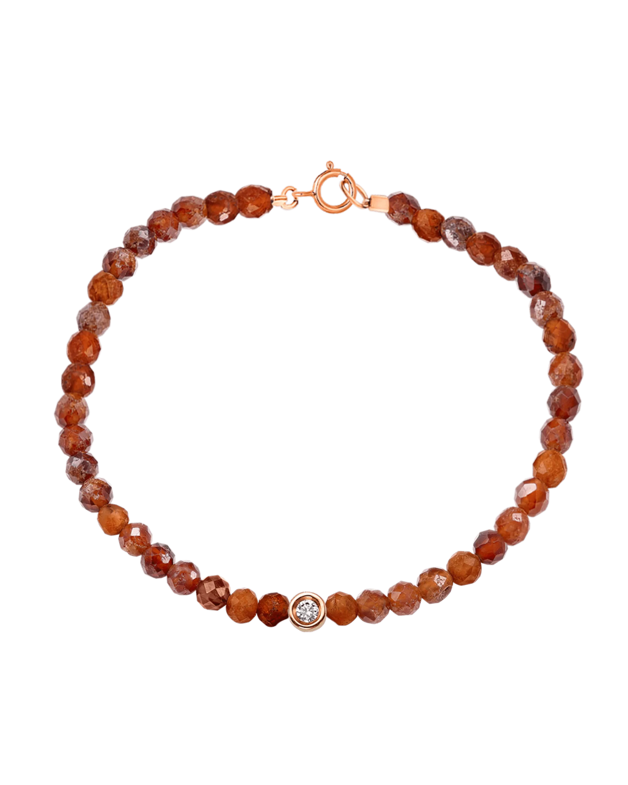 Gemstone & Diamond Bracelet - 14K Rose Gold