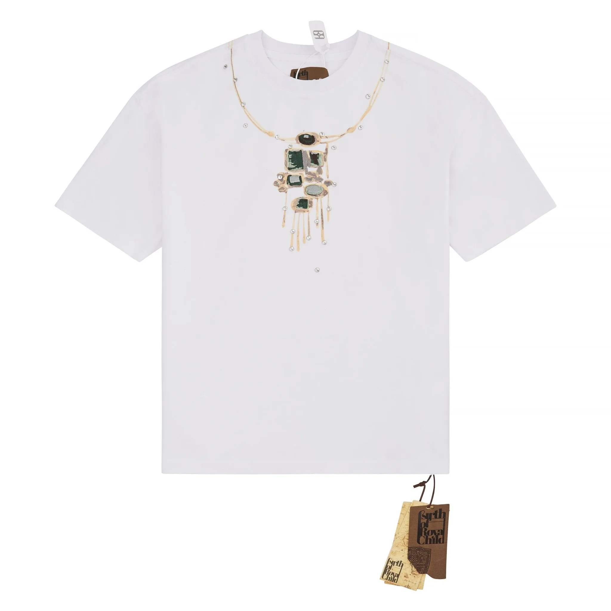 Gemstone Tee | White