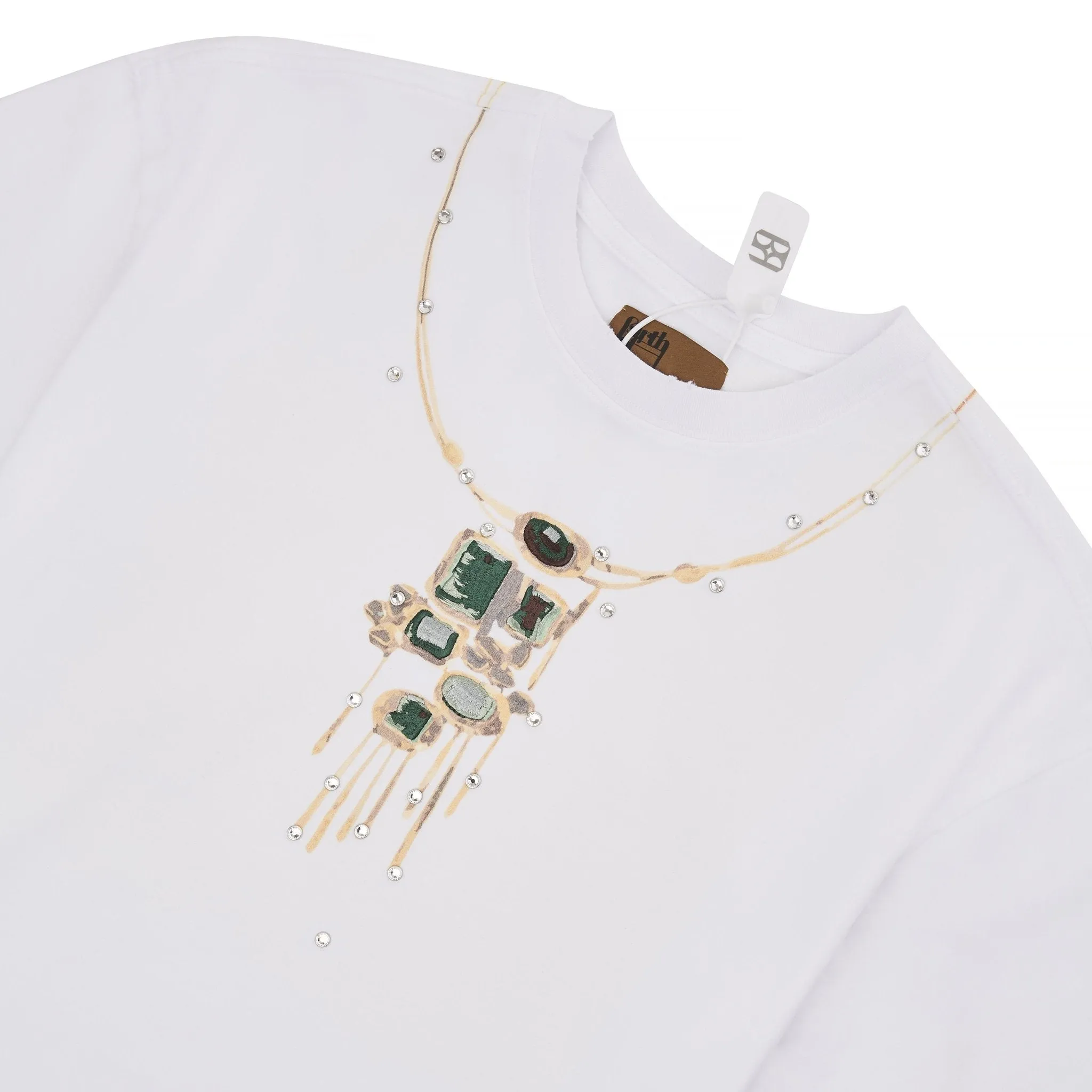 Gemstone Tee | White