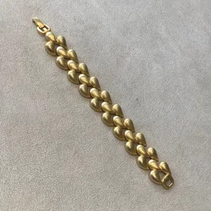 Givenchy Matt gold bracelet woven raindrops