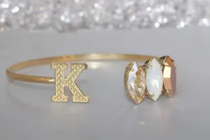 GOLD LETTER BRACELET