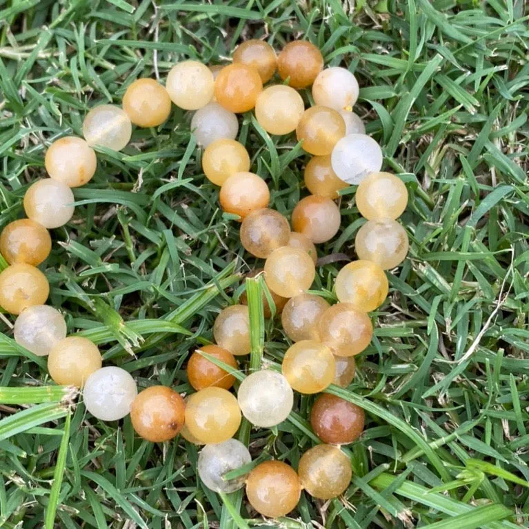 Golden Healer Crystal Bead Bracelet