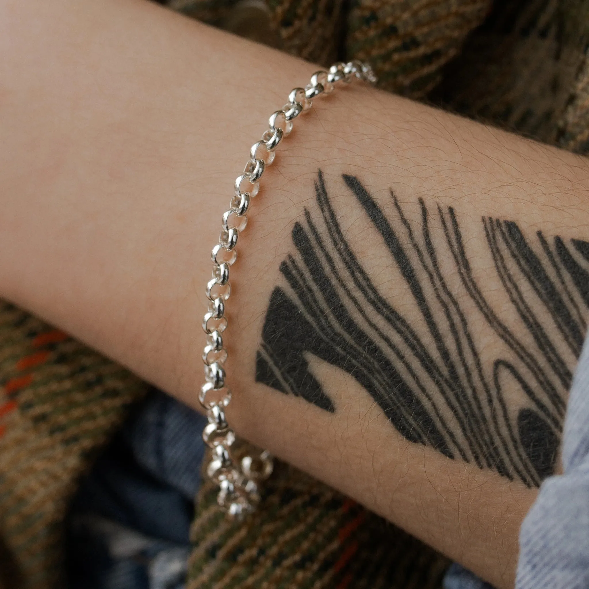 Graduated Bracelet - Sterling Silver