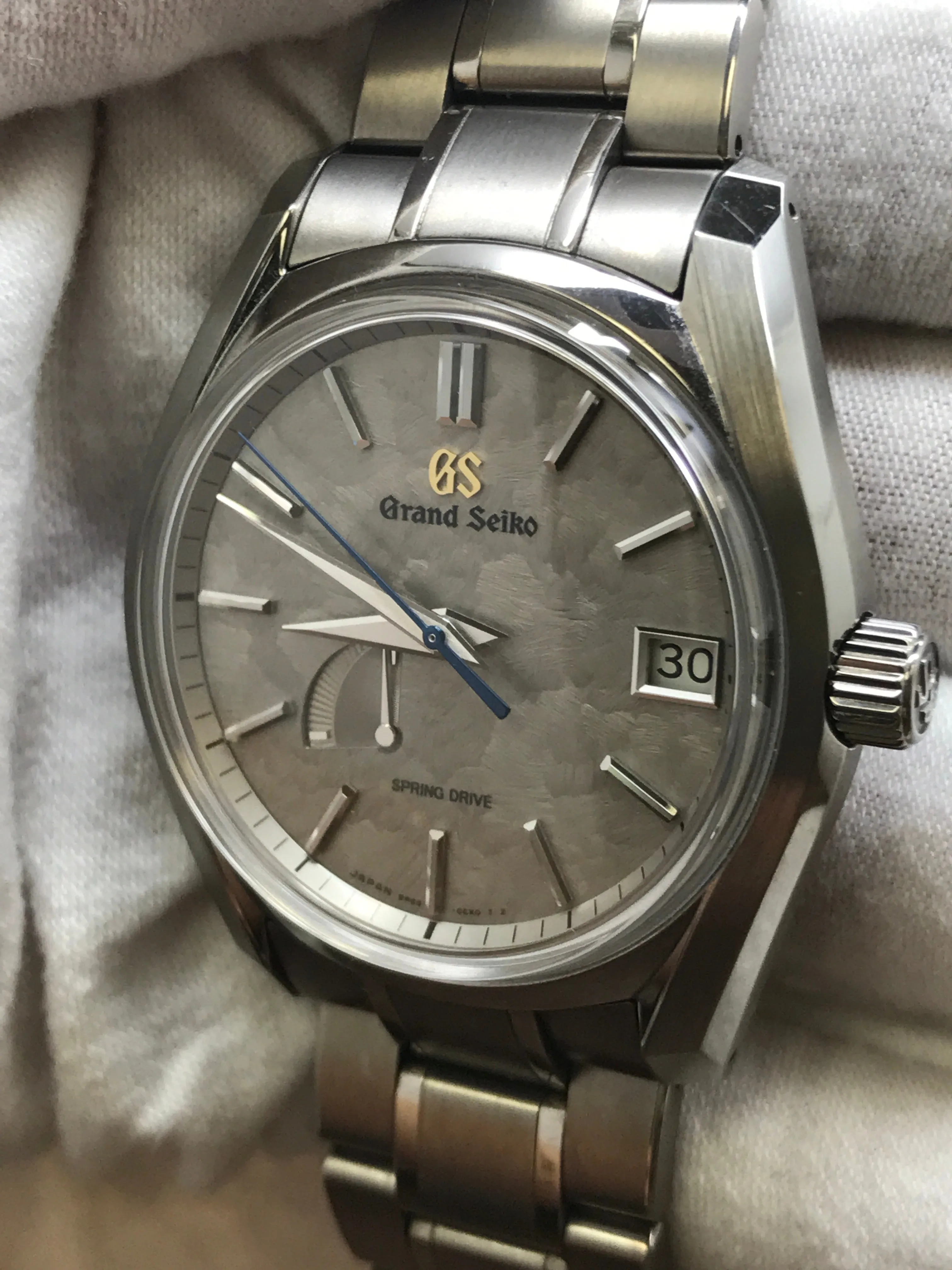 Grand Seiko Spring Drive SBGA415 Silver Dial Automatic Men's Watch