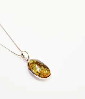 Green Tidal Pendant Necklace