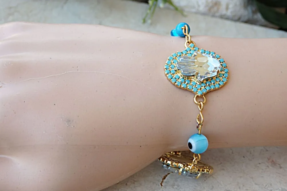 Hamsa bracelet