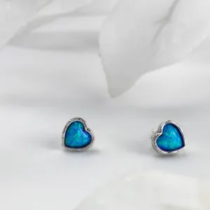 Hearts Of Opal Earrings - SE5272