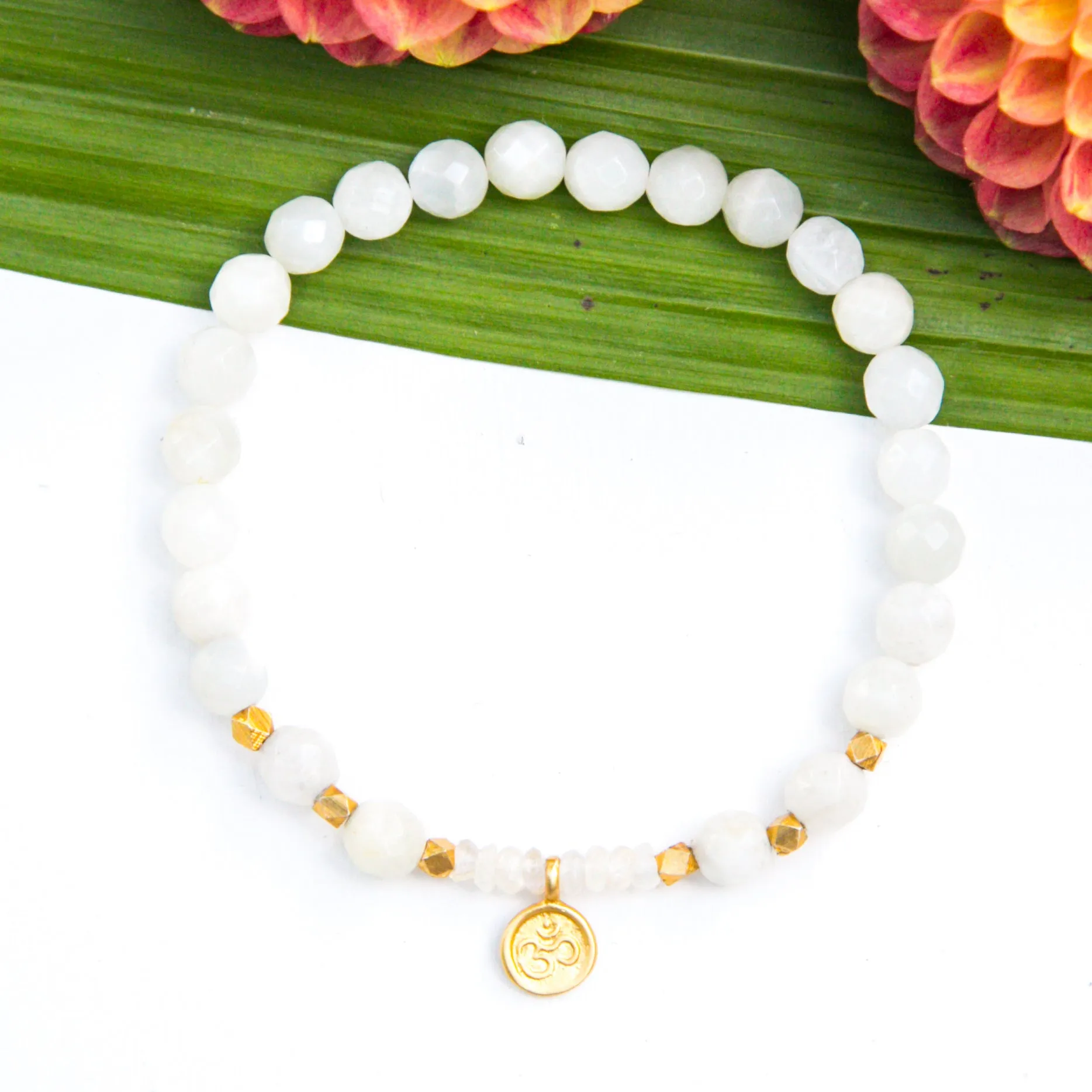 I Am Intuitive OM Mala Bracelet