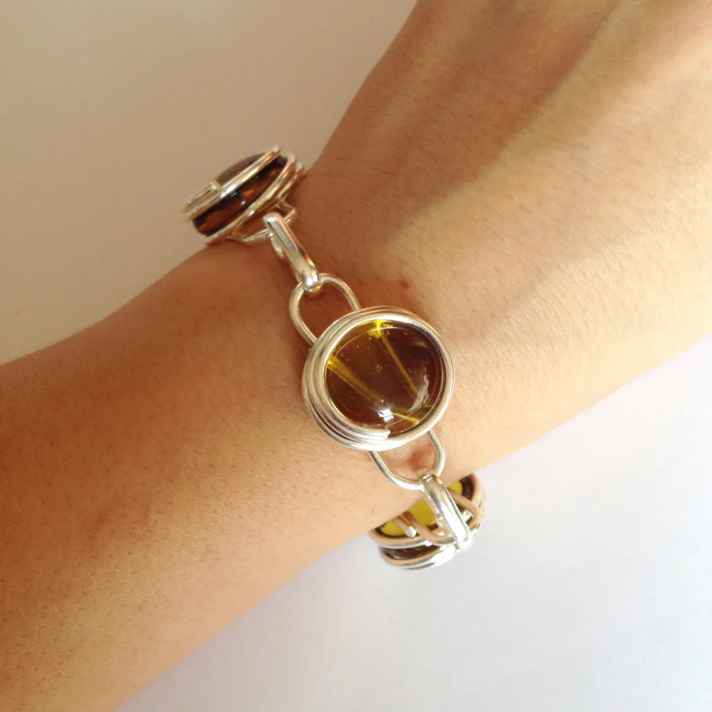 Infinity Bracelet - Amber