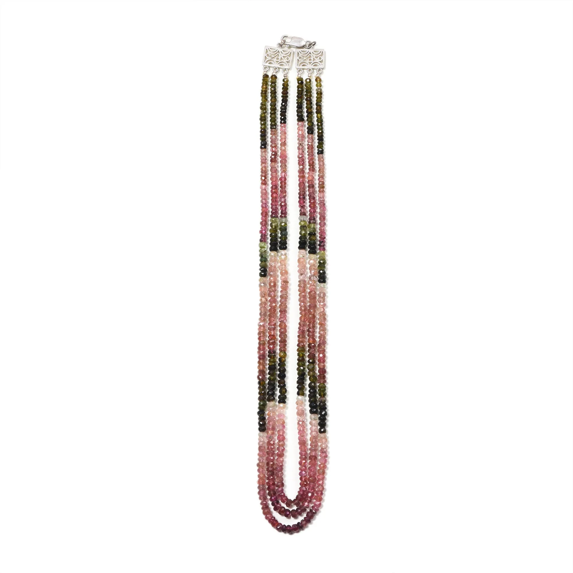 Layering Tourmaline Beaded Necklace