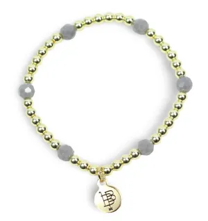 Lexi Stacker Bracelet - Grey