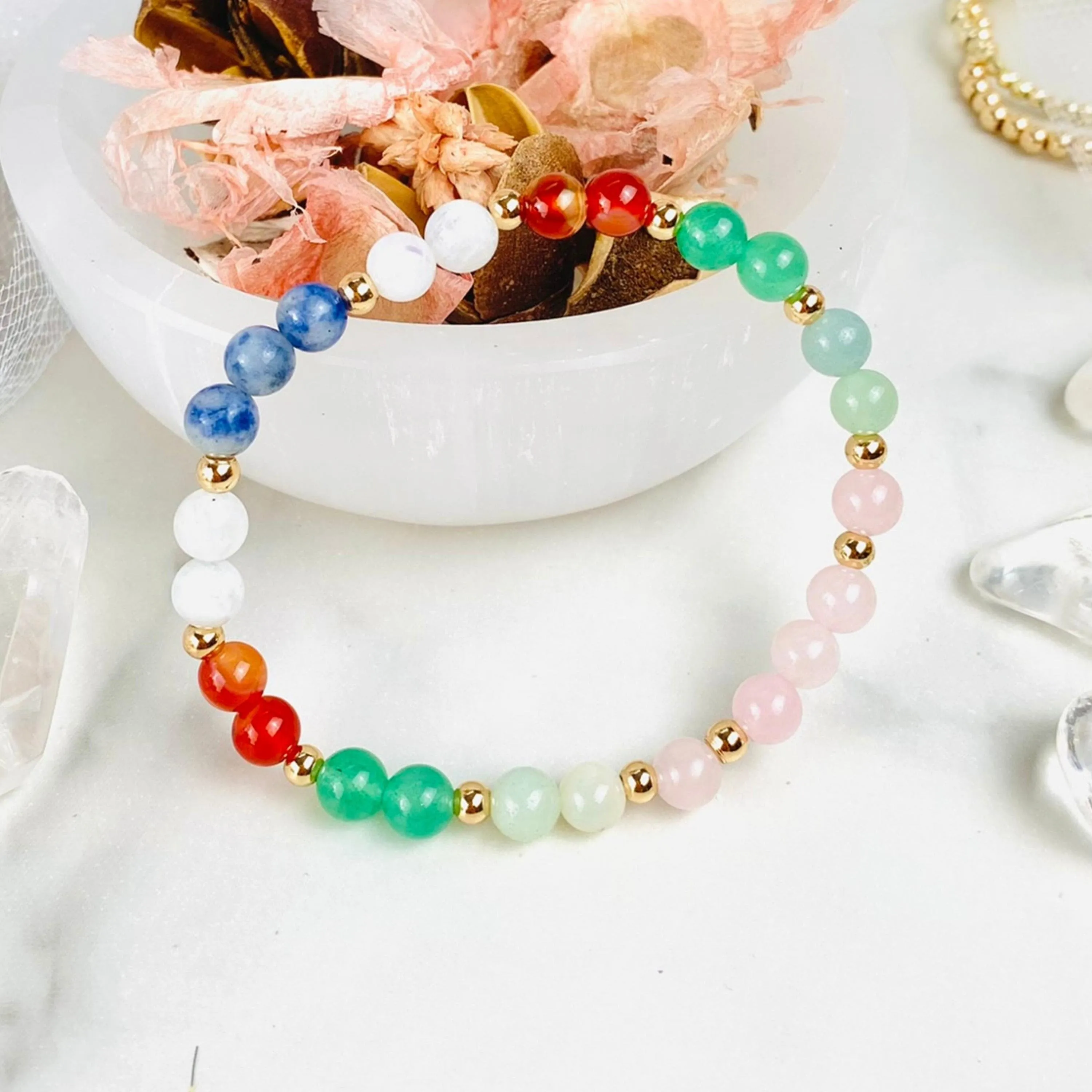 Libra Zodiac Crystal Bracelet