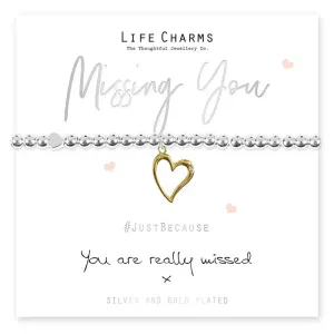 Life Charm I’m Missing You Bracelet