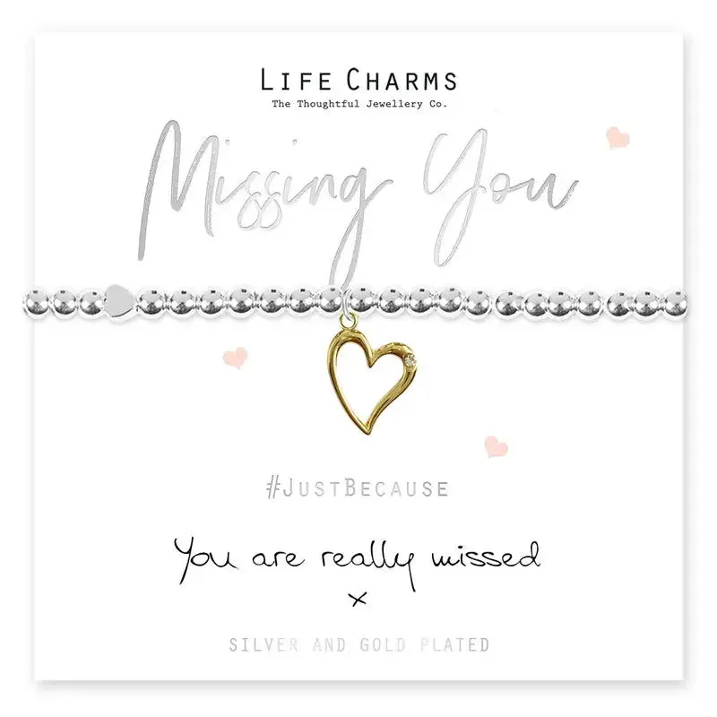 Life Charm I’m Missing You Bracelet