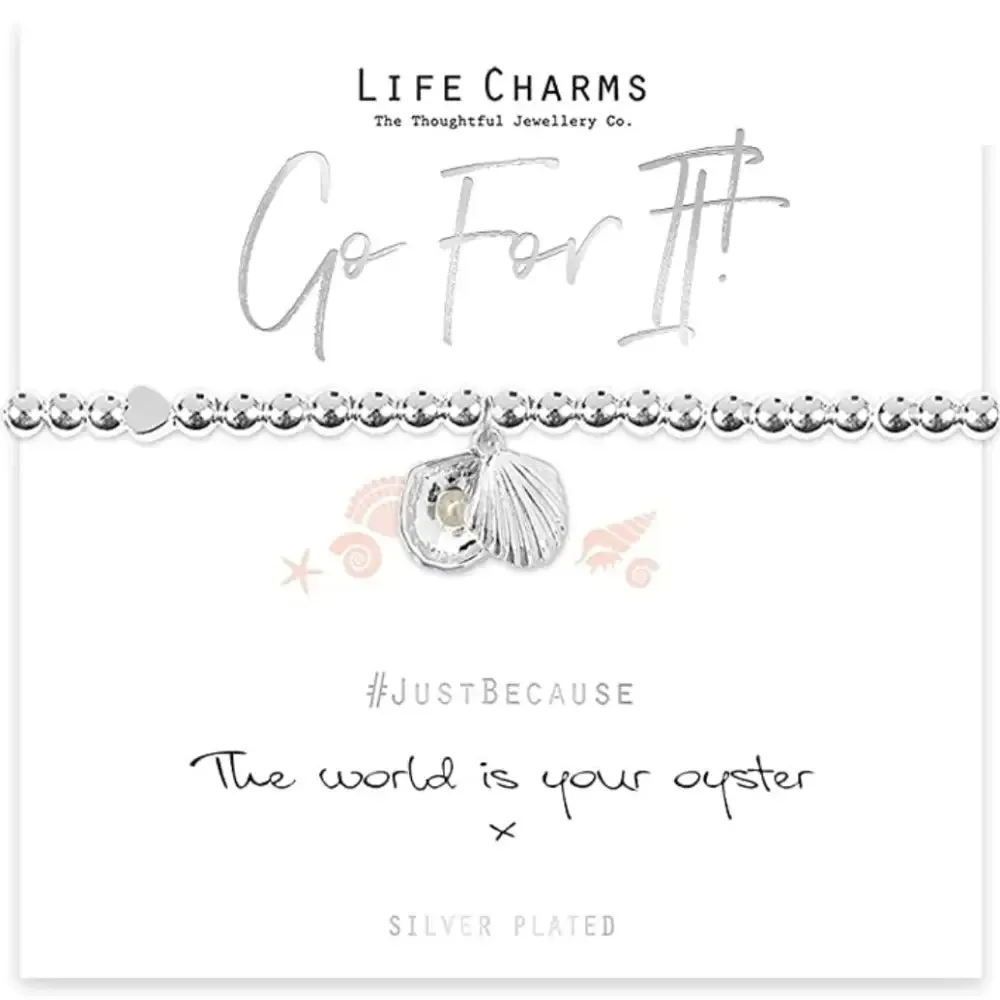 Life Charms The World Is Your Oyster Bracelet