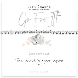 Life Charms The World Is Your Oyster Bracelet