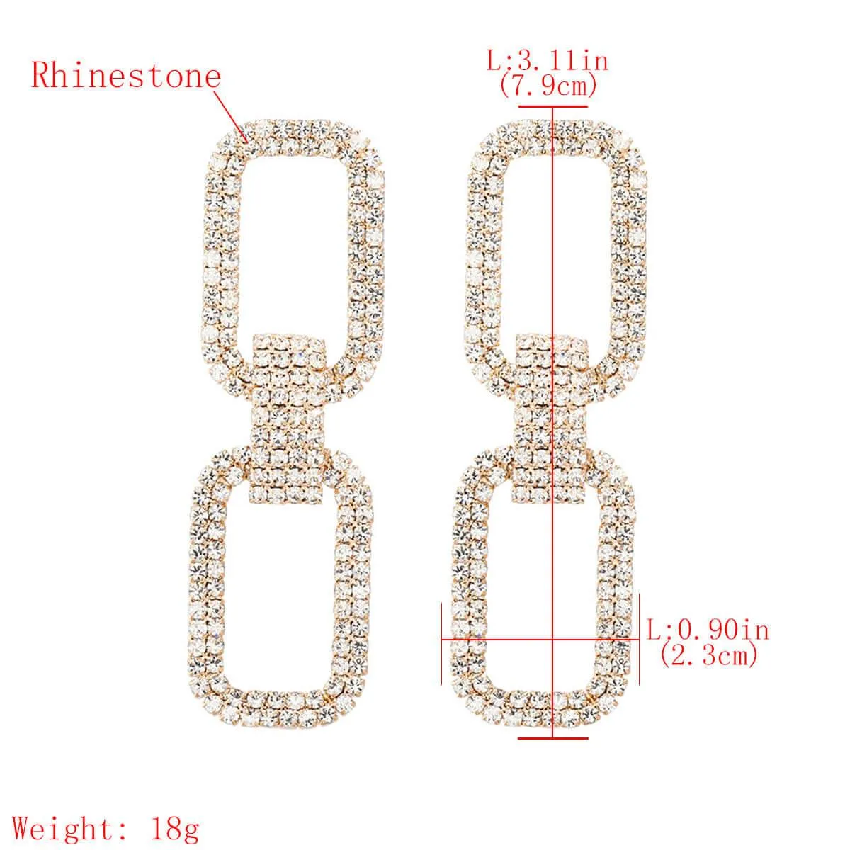 Long Dangle Diamond Earrings