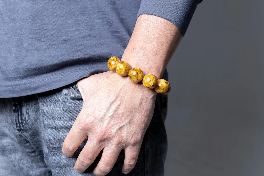 Luxury Milky Butterscotch Baltic Amber Bracelet