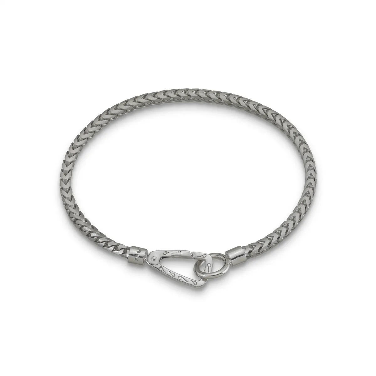 Marco Dal Maso Recycled Sterling Silver Matte Chain Bracelet