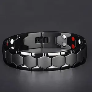 Men's Titanium Magnetic Bracelet 4-in-1 Energy