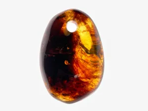 Mexican AMBER Crystal Pendant - Pendant Necklace, Handmade Jewelry, Healing Crystals and Stones, 48485