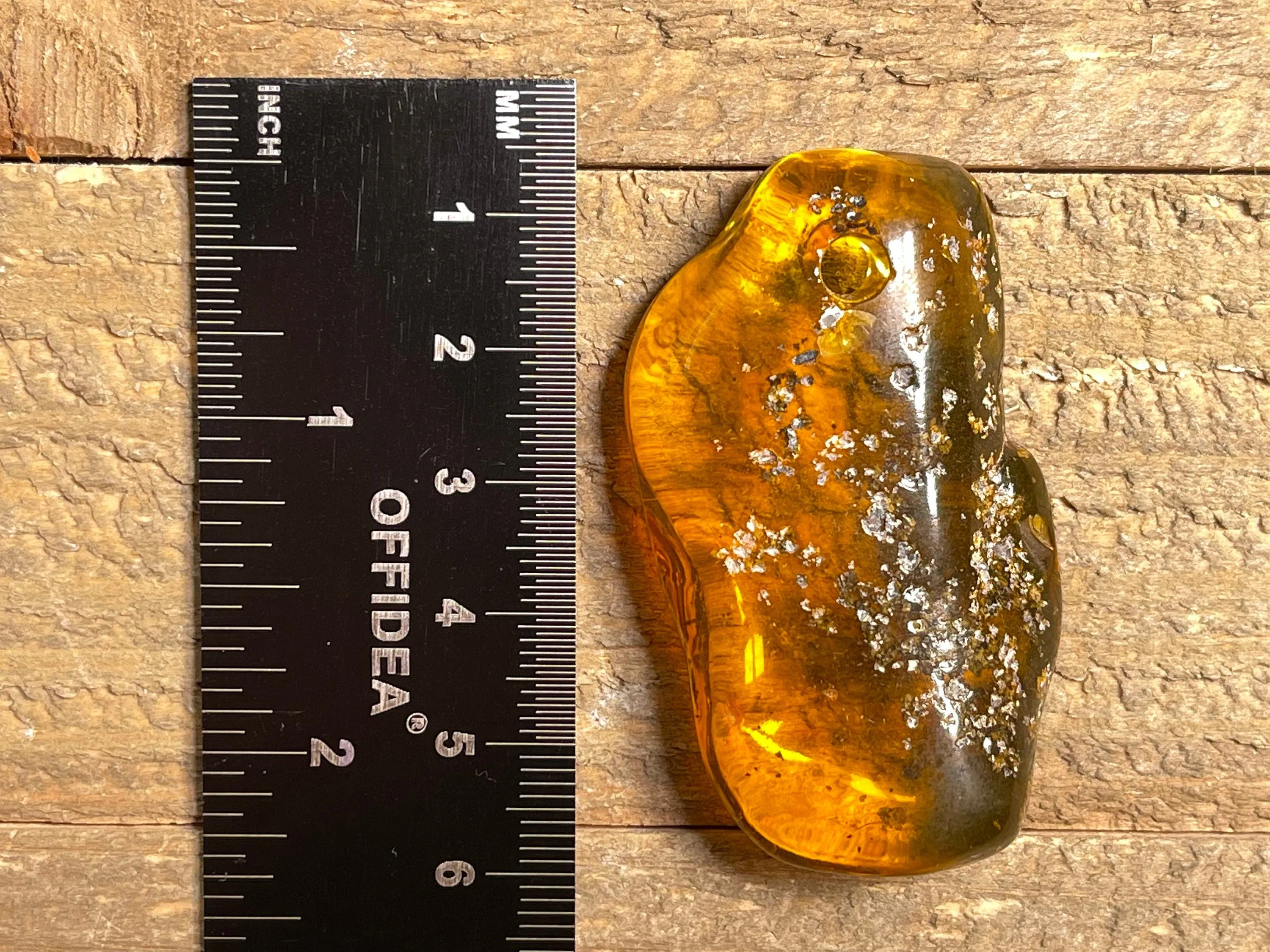 Mexican AMBER Crystal Pendant - Pendant Necklace, Handmade Jewelry, Healing Crystals and Stones, 48487