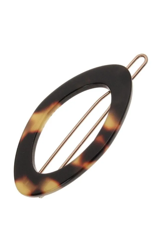 Narrow Oval Tige Boule Barrette - Classic