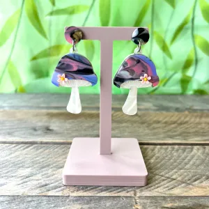 One of a kind Mushroom Earrings