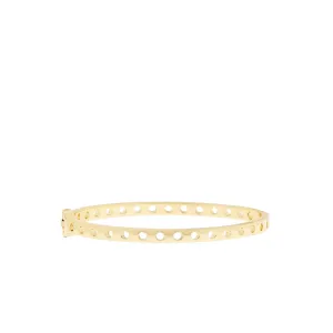 open dot hinge bangle