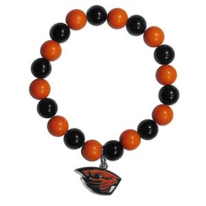 Oregon St. Beavers Fan Bead Bracelet