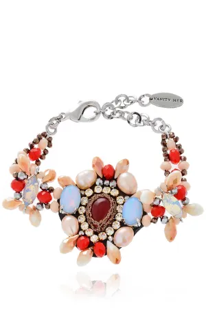 ORNELIA Red Crystal Bracelet