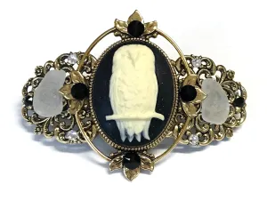 Owl Barrette - Owl Cameo