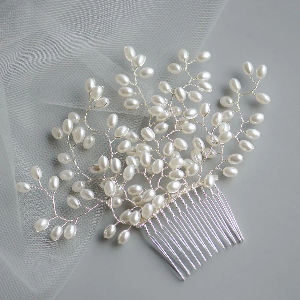 Pearls only vine headpiece, perfect for Wedding, Bridal, Bridesmaids