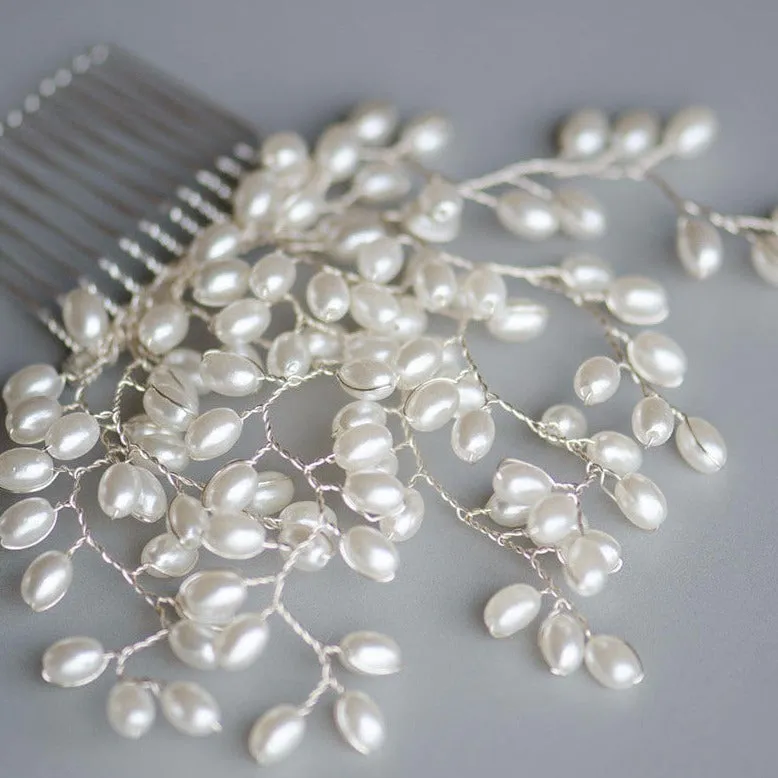 Pearls only vine headpiece, perfect for Wedding, Bridal, Bridesmaids